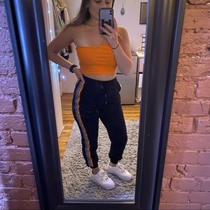 Rainbow Striped Joggers